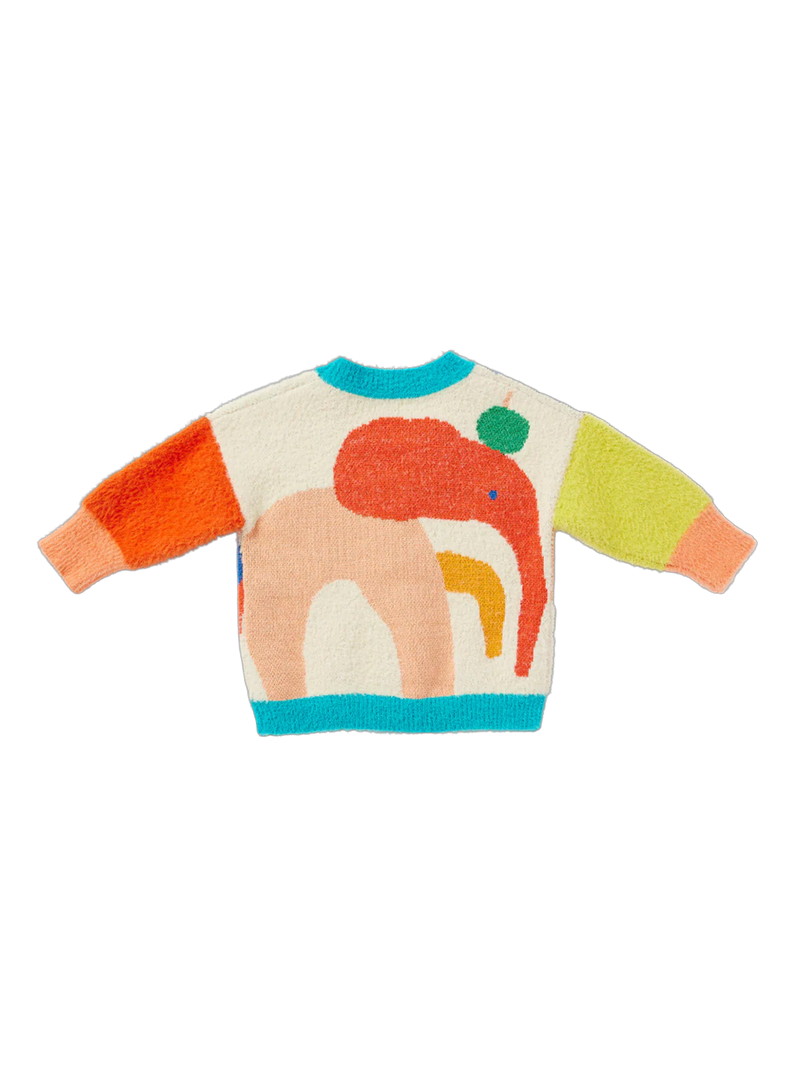 Kardigan z kolorowym wzorem Happy Herd Halcyon Nights BÉBÉ Concept 