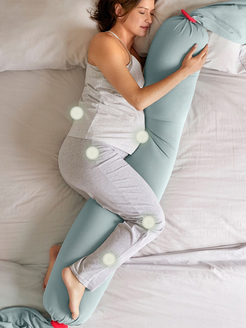 Poduszka ciążowa Pregnancy Pillow EUCALYPTUS