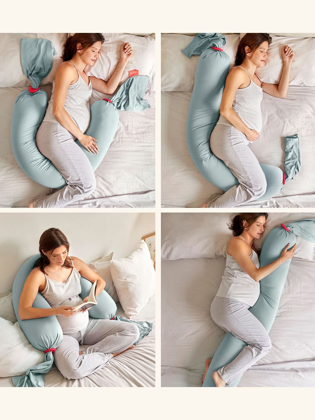 Poduszka ciążowa Pregnancy Pillow EUCALYPTUS
