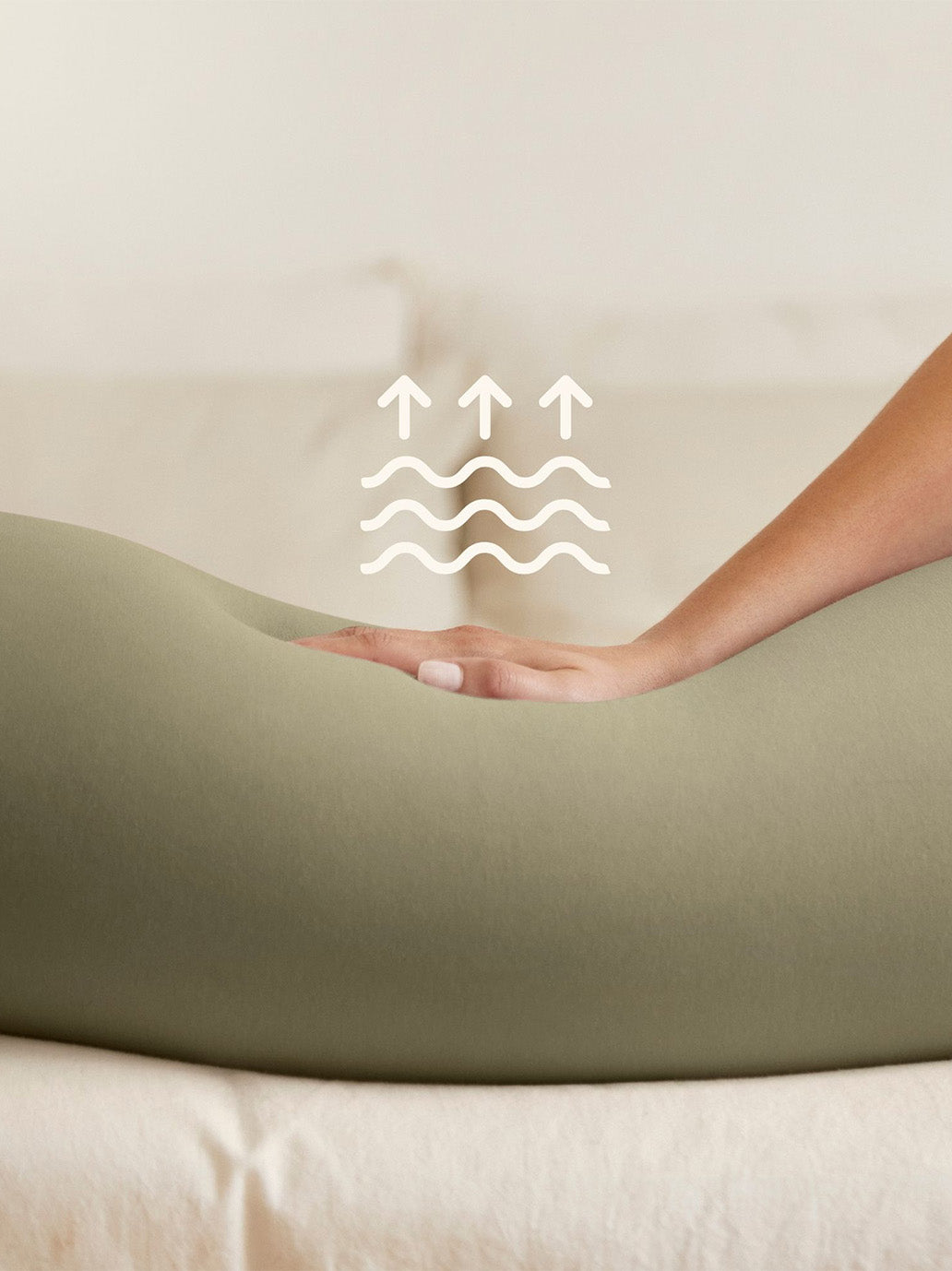 Poduszka ciążowa Pregnancy Pillow DUSTY OLIVE