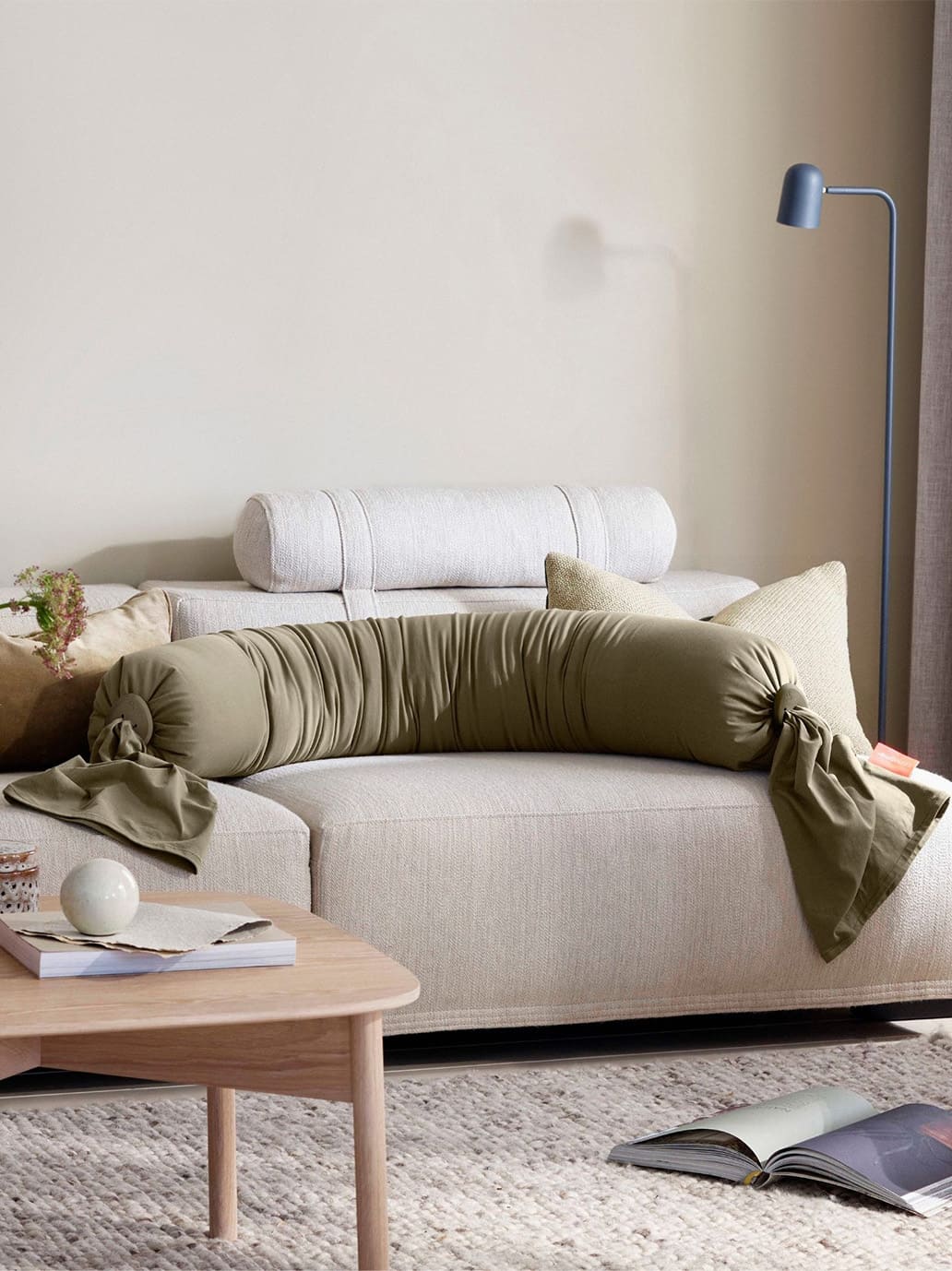 Poduszka ciążowa Pregnancy Pillow DUSTY OLIVE