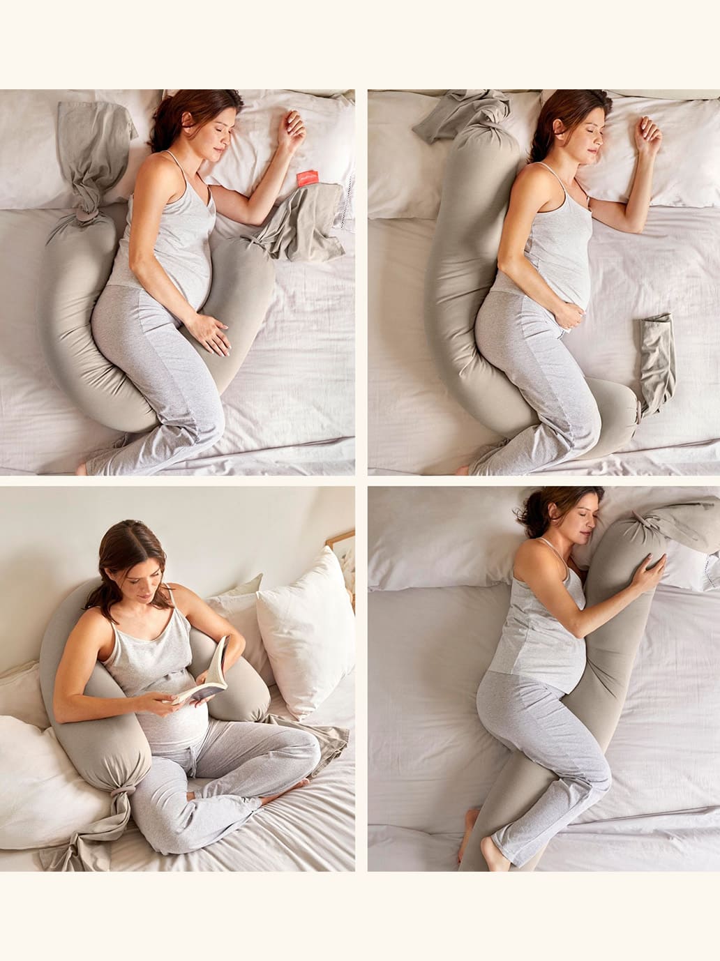 Poduszka ciążowa Pregnancy Pillow SEASHELL BEIGE