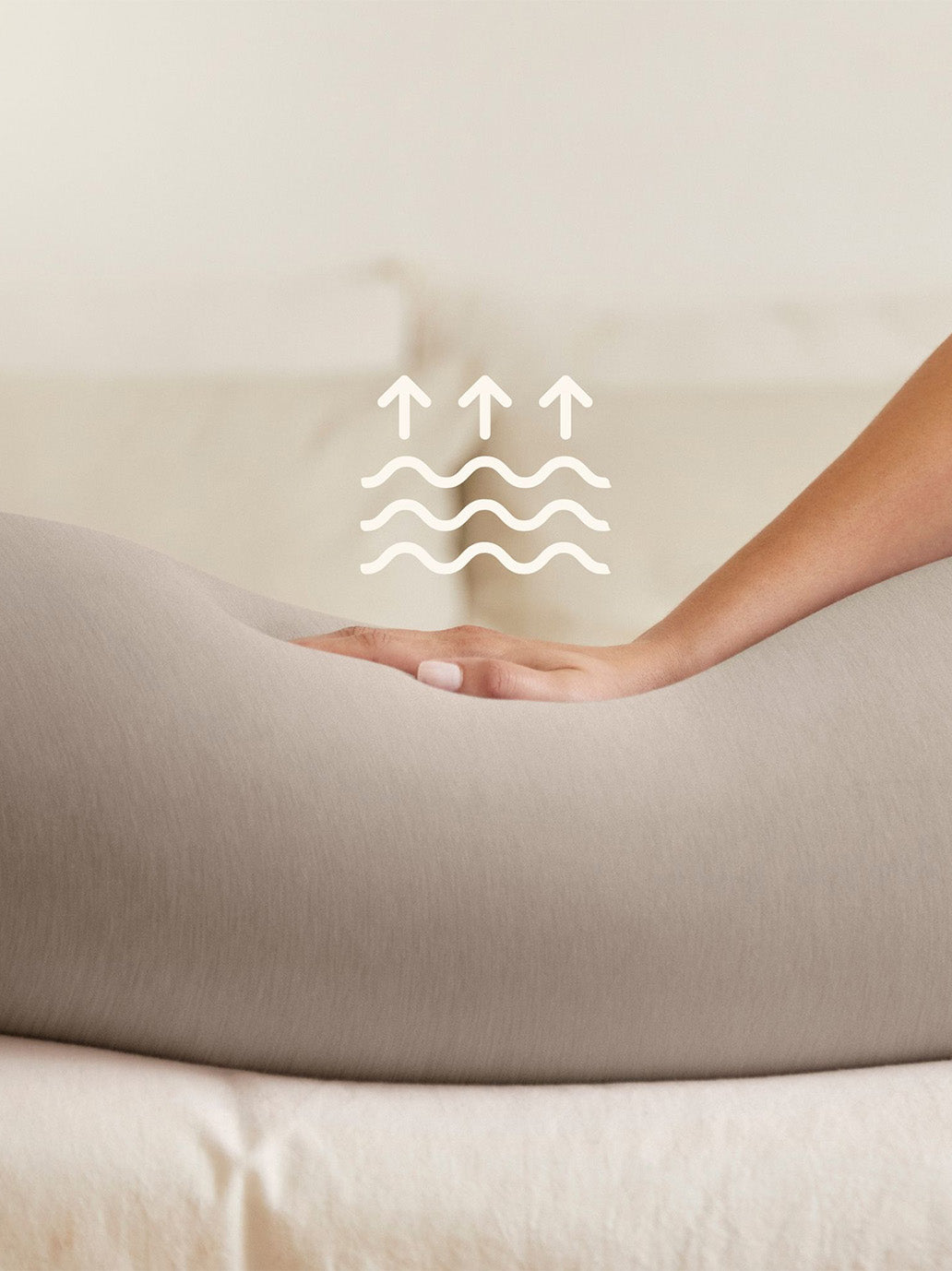 Poduszka ciążowa Pregnancy Pillow SEASHELL BEIGE