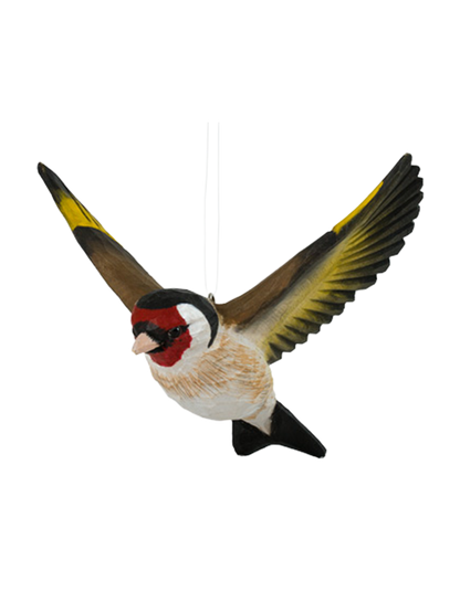 Drewniana dekoracyjna zawieszka Szczygieł Wildlife Garden BÉBÉ Concept 