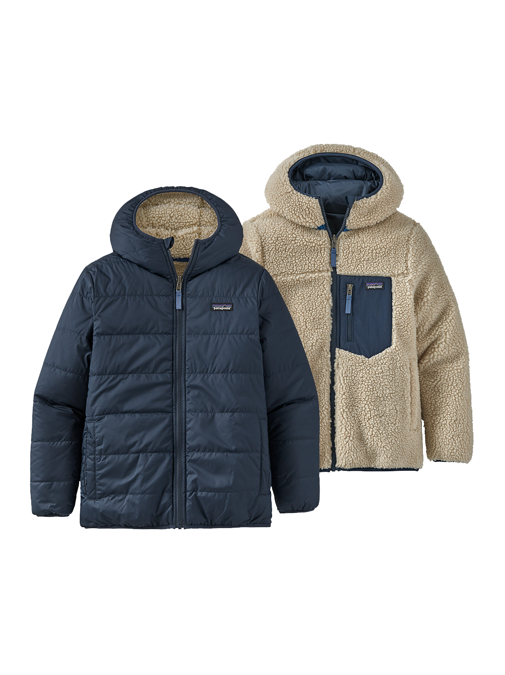 Dwustronna kurtka Kids Reversible Ready Freddy Hoody Patagonia BÉBÉ Concept 
