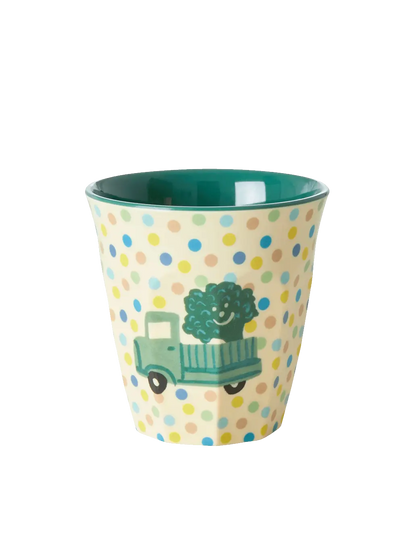 Zestaw kolorowych kubków z melaminy RICE BÉBÉ Concept