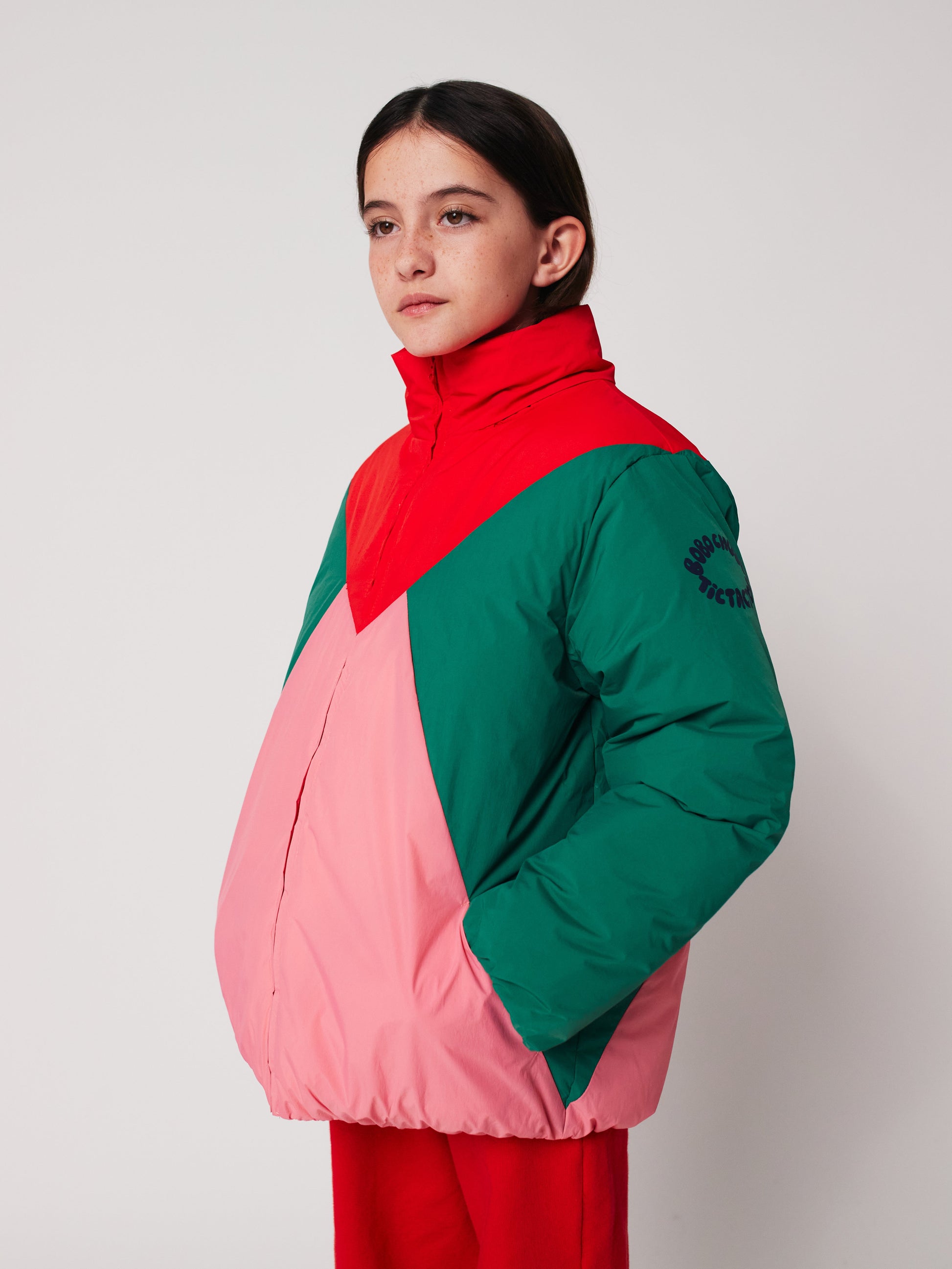 Tic Tac Toe color block anorak Kids Bobo Choses BÉBÉ Concept 