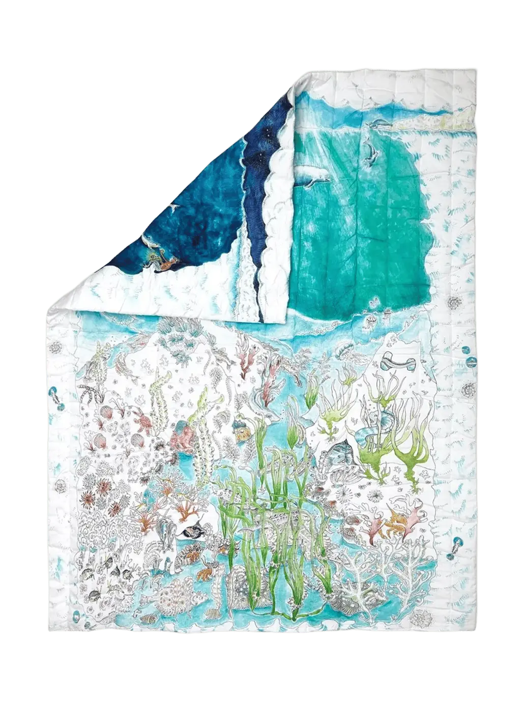 Dwustronna pikowana narzuta z bawełny Forivor BÉBÉ Concept 