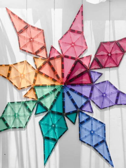 Klocki magnetyczne Pastel Geometry Pack Connetix BÉBÉ Concept 