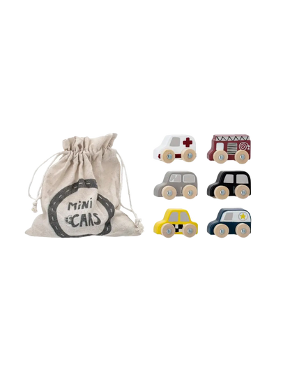 Zestaw mini samochodzików w worku Bloomingville BÉBÉ Concept