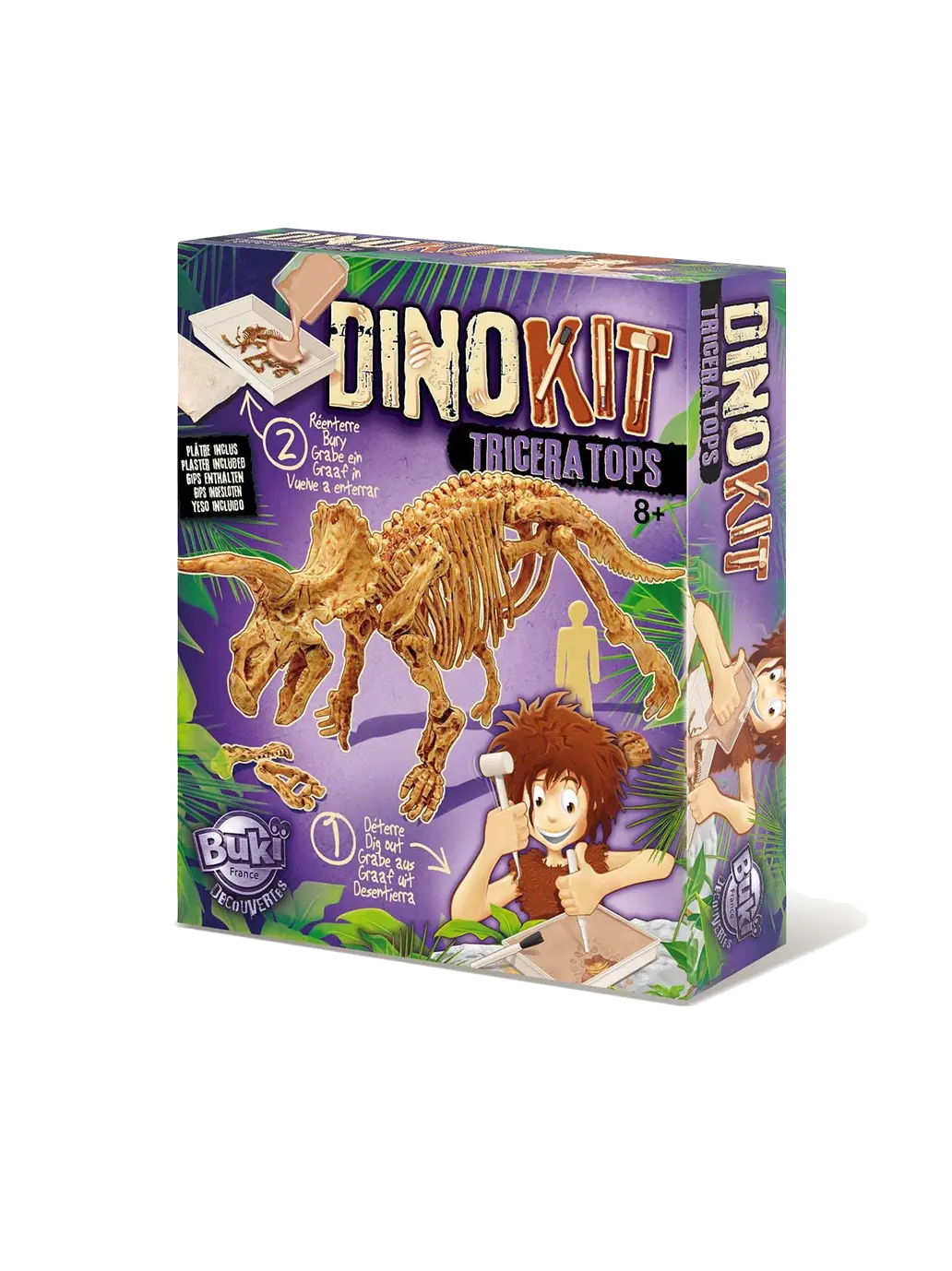 mały archeolog Triceratops Buki BÉBÉ Concept