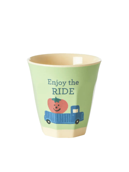 Zestaw kolorowych kubków z melaminy RICE BÉBÉ Concept