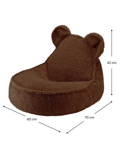 Sillón puff con forma de oso para niños TEDDY MAPLE