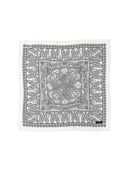 Bandana Scarf ECRU &amp; BLACK