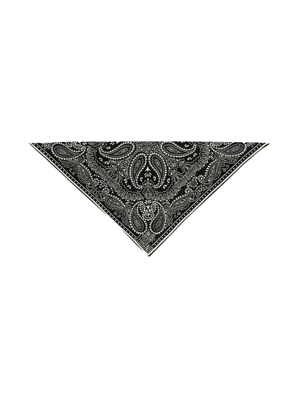 Mini Bandana Scarf BLACK/ECRU