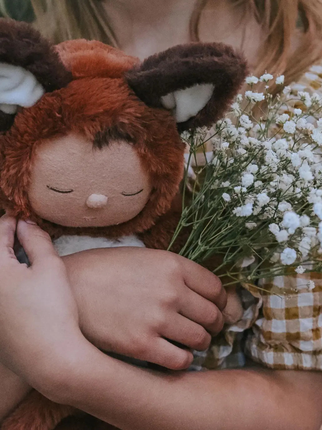 Miękka laleczka z uszami Cozy Dinkum FOX