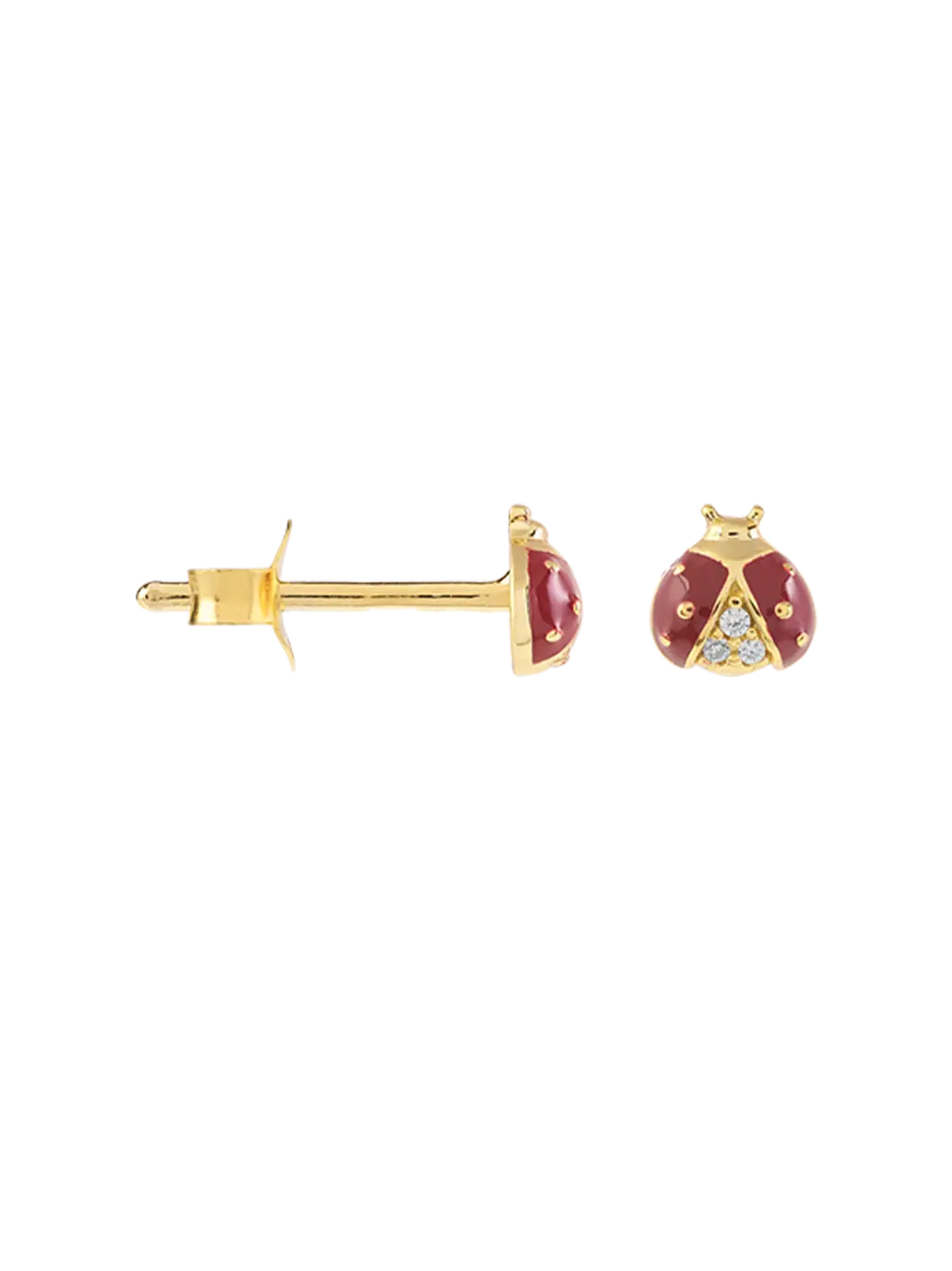 Kolczyk Single Lady Bug Stud Anna + Nina BEBE Concept 