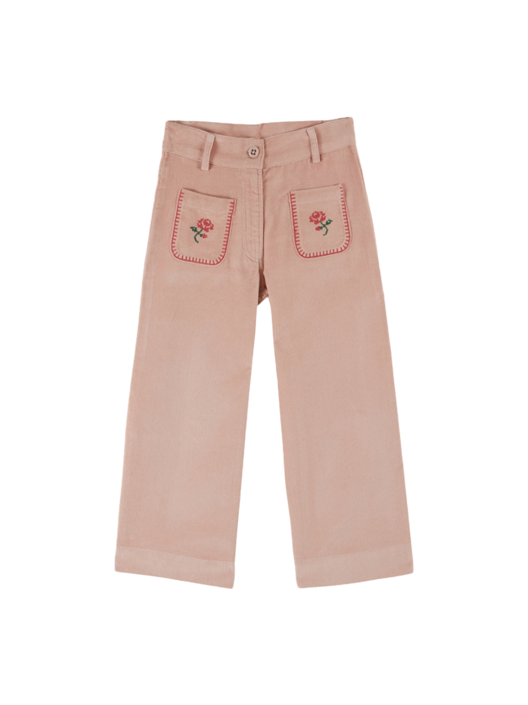 Spodnie Embroidered velvet pants