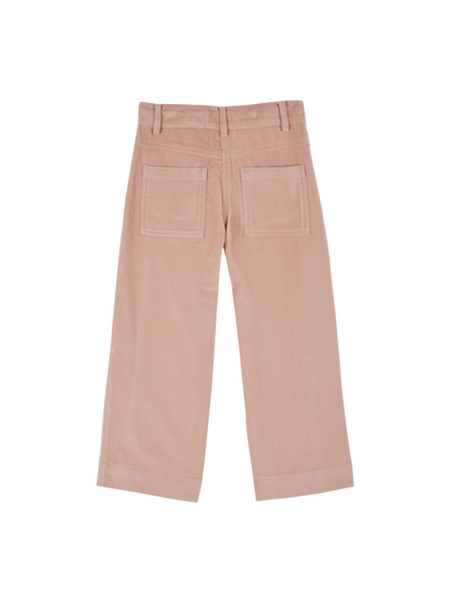Spodnie Embroidered velvet pants PEONY