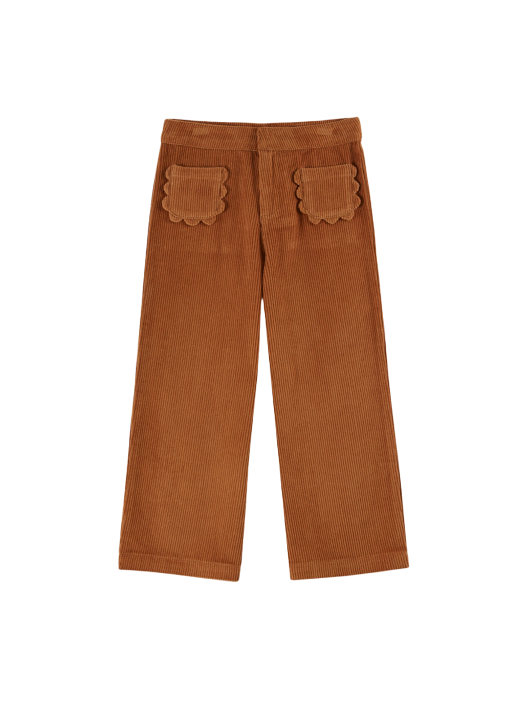 Flower pocket pants PECAN