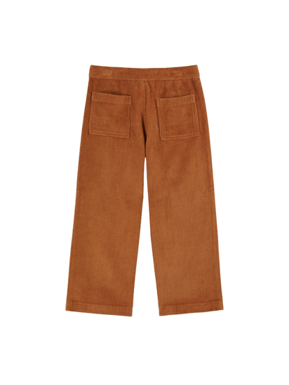 Flower pocket pants PECAN