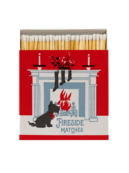 Luxury matches in a decorative box FIRESIDE