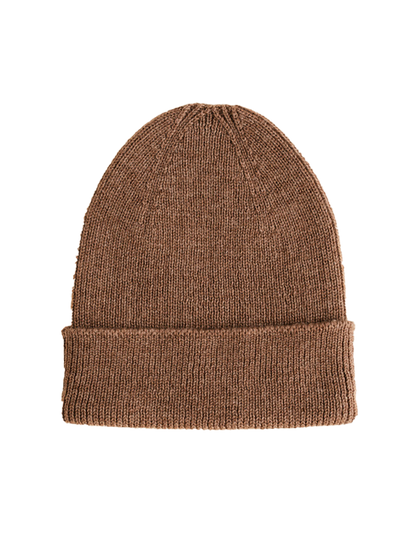 Czapka niemowlęca merino Fonzie Newborn MOCHA