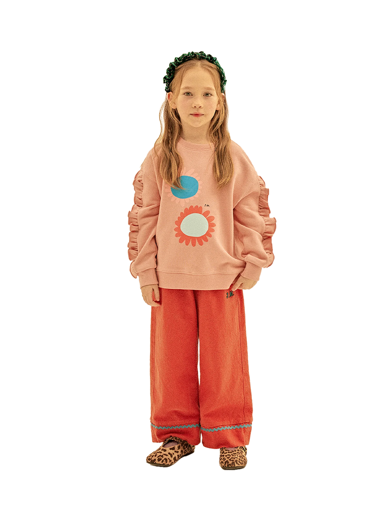 Spodnie Jellymallow ZIgzag Woven Pants Brick