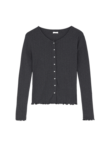 Edie Cardigan DARK GREY MELANGE