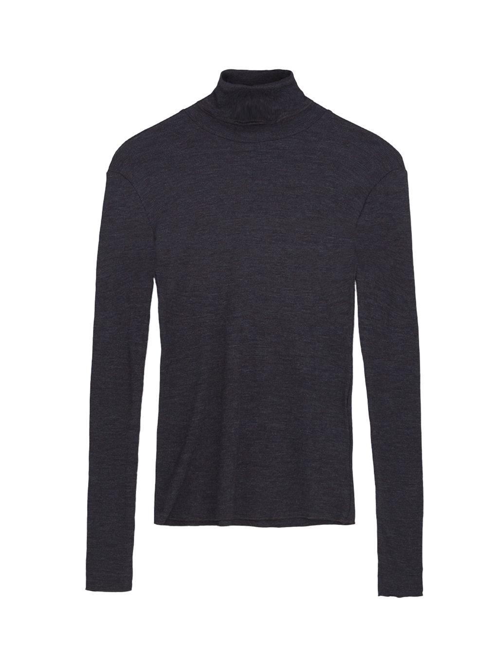Esme Merino T-Neck DARK GREY MELANGE