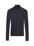 Esme Merino T-Neck DARK GREY MELANGE