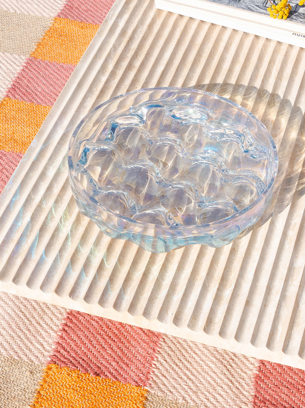Szklana misa Blister Bowl IRIDESCENT