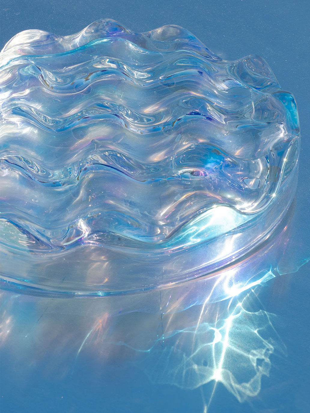 Szklana misa Blister Bowl IRIDESCENT