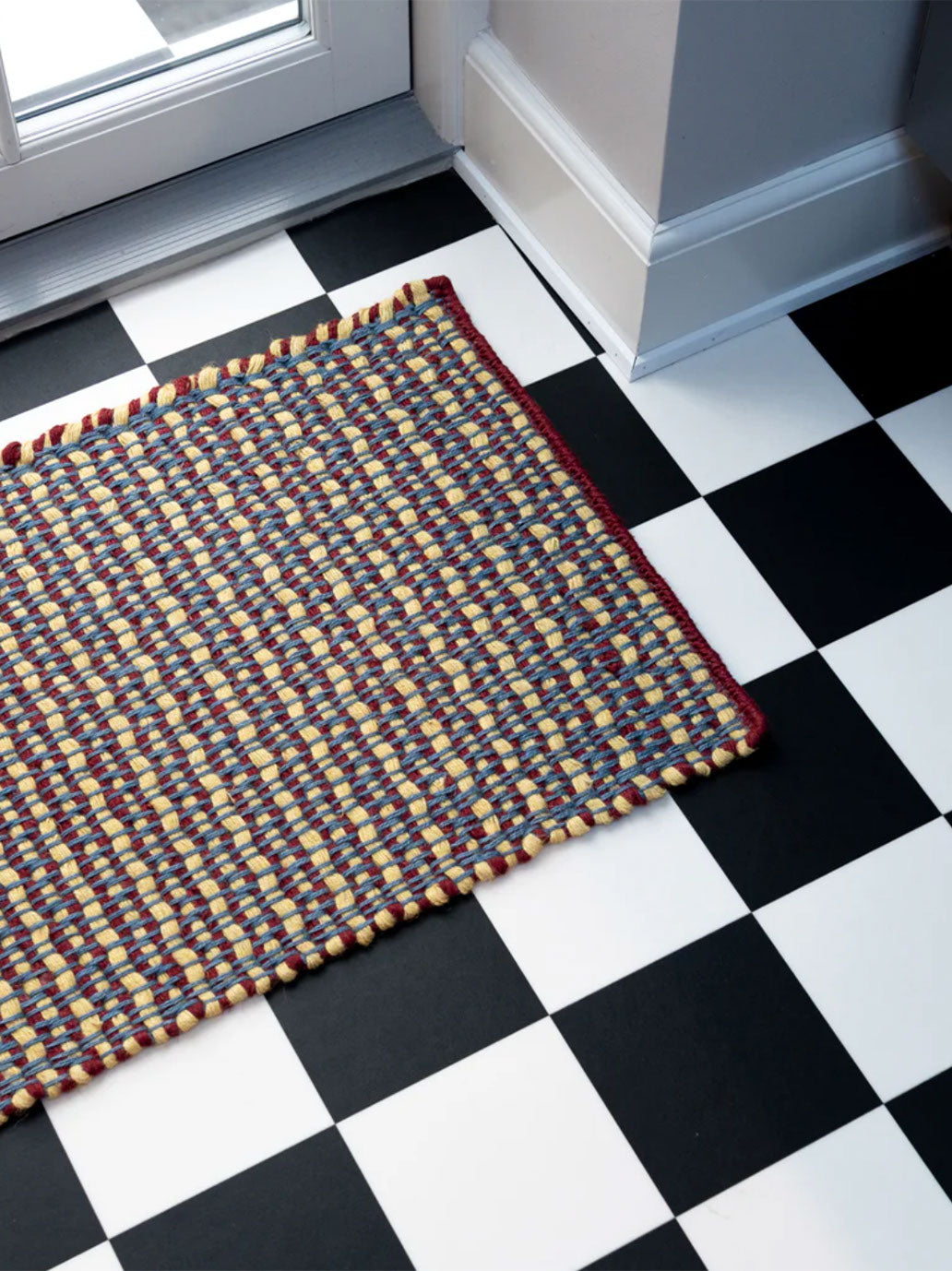 Dywanik Striped Jute Rug ROOIBOS