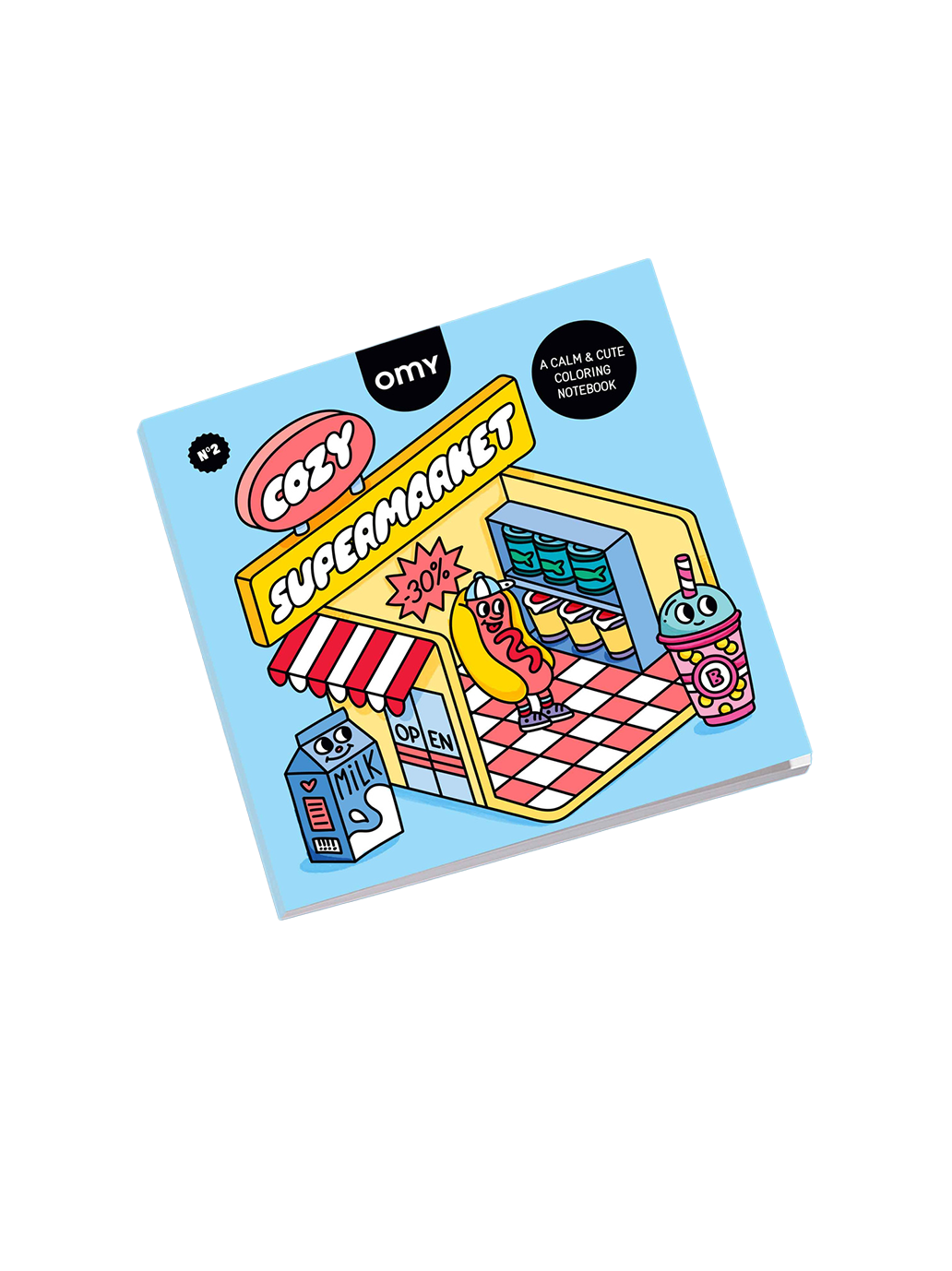 Kolorowanka Cozy Art Super Market SUPER MARKET