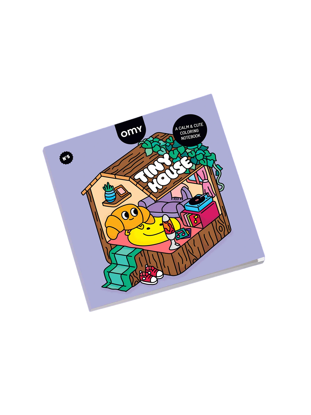 Kolorowanka Cozy Art Tiny House TINY HOUSE