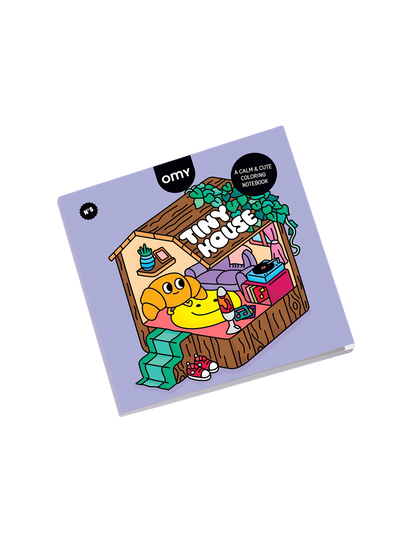 Kolorowanka Cozy Art Tiny House TINY HOUSE