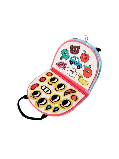 Miękka książeczka aktywizująca Montessori SHAPES &amp; COLORS