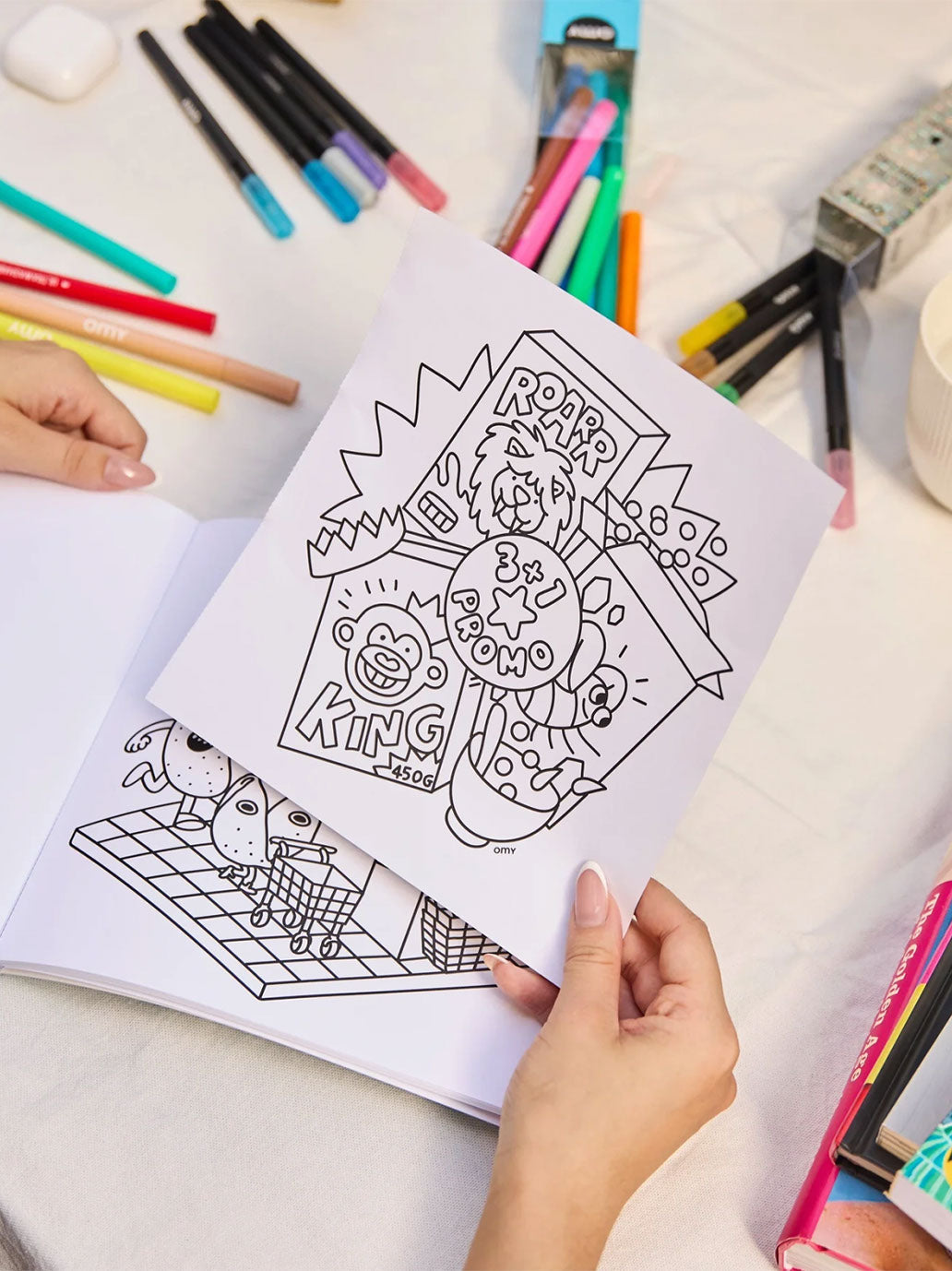 Kolorowanka Cozy Art Super Market