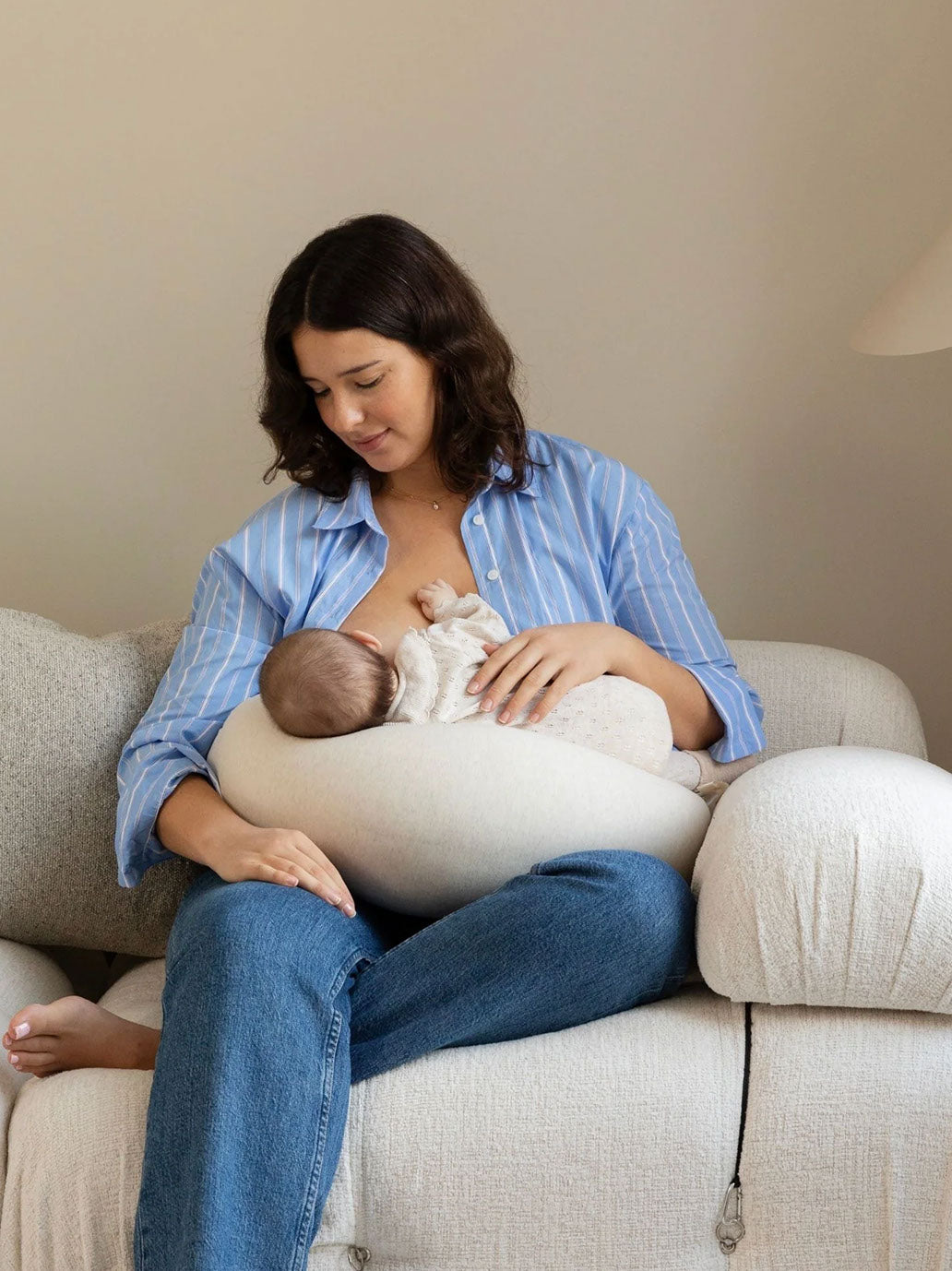 Poduszka do karmienia Nursing Pillow SOFT WHITE