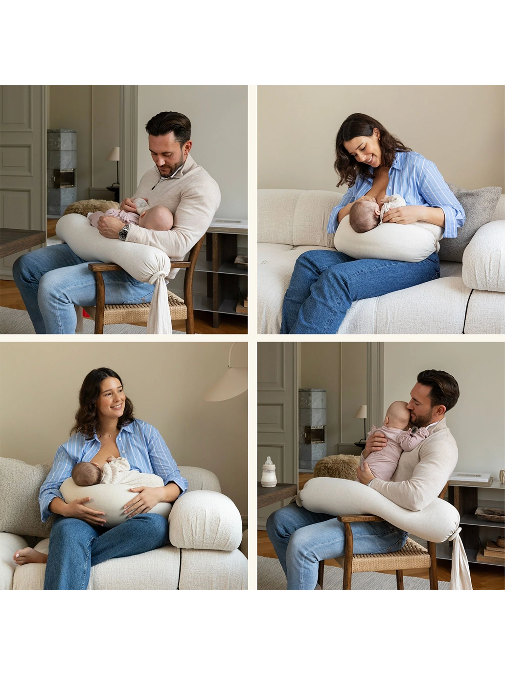 Poduszka do karmienia Nursing Pillow SOFT WHITE