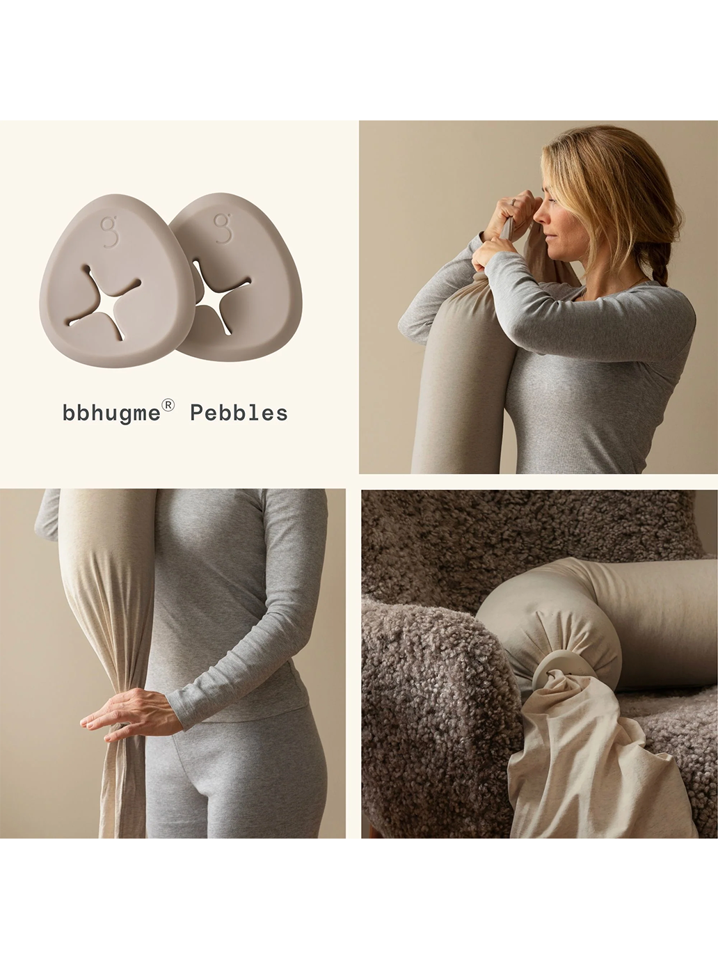 Poduszka do karmienia Nursing Pillow SEASHELL BEIGE