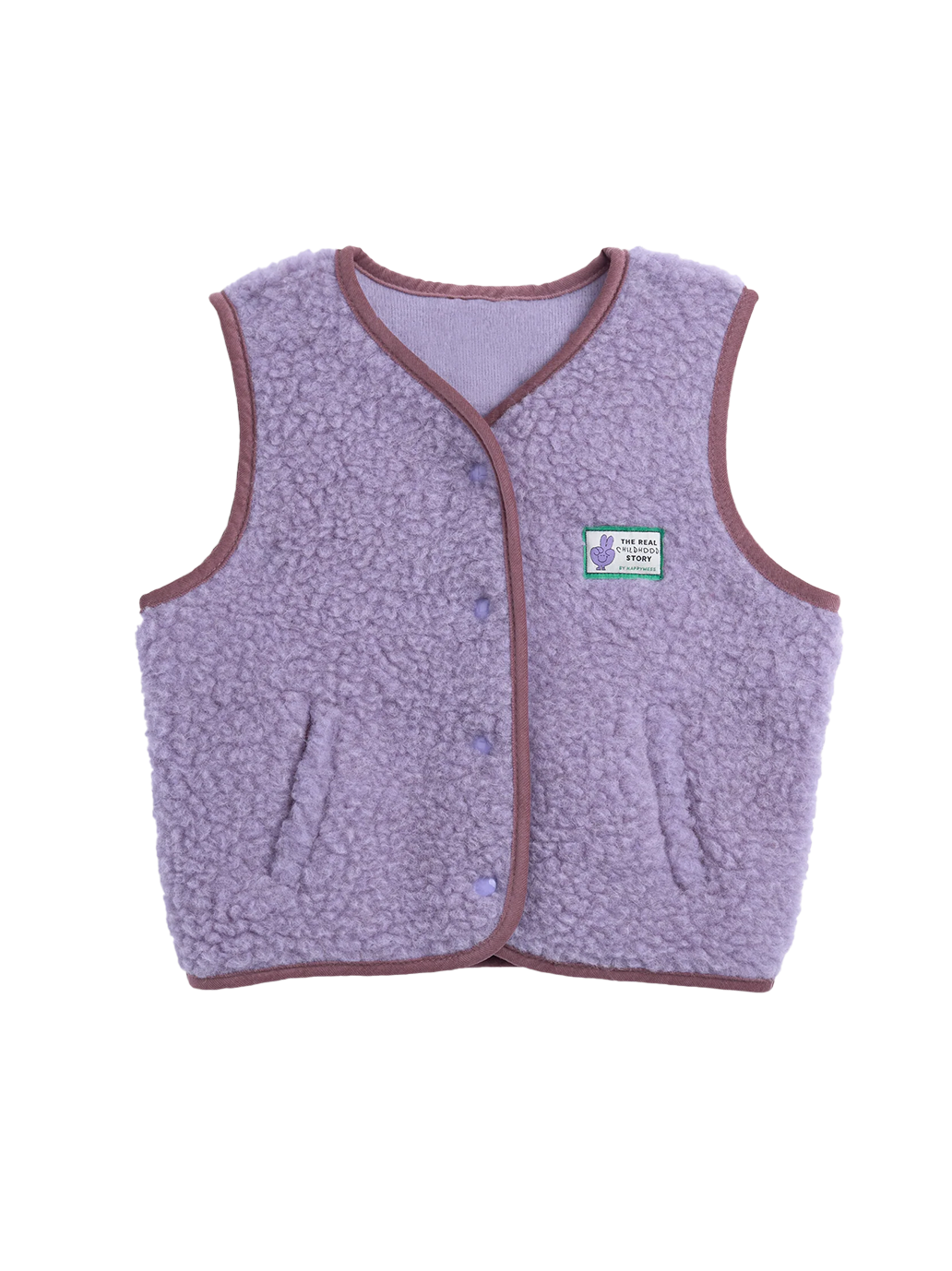 Kamizelka Merino LILAC CLOUD