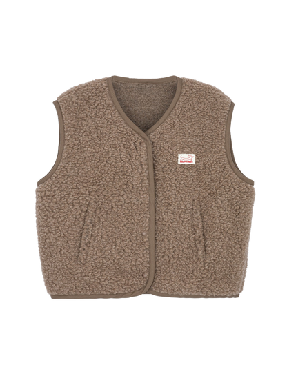 Kamizelka Merino HAZELNUT