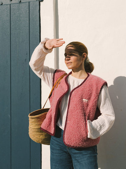 Kamizelka Merino Adult DUSTY PINK