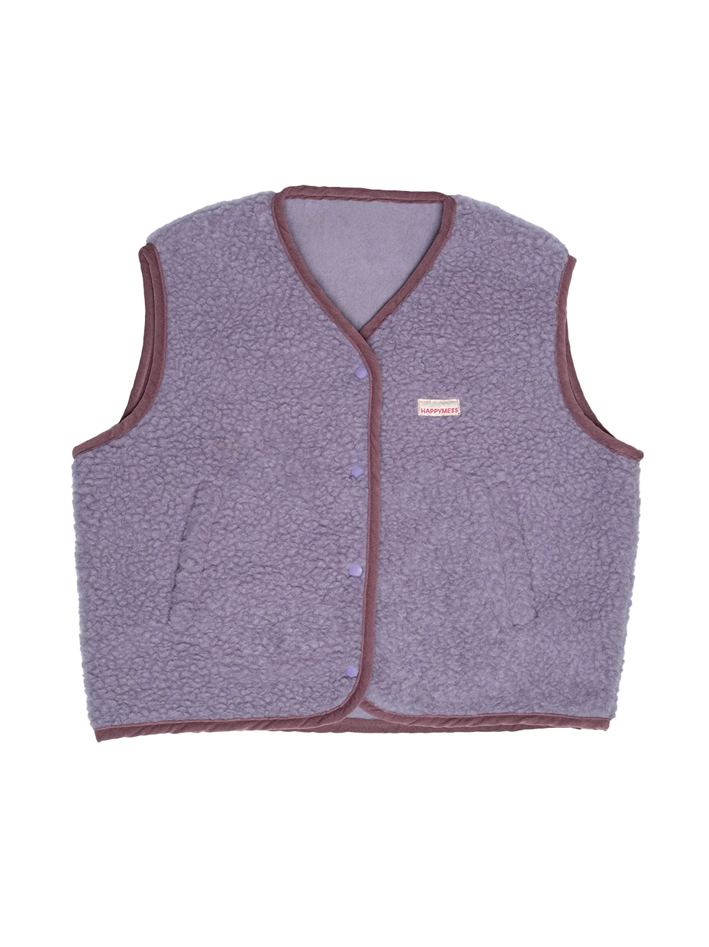 Kamizelka Merino Adult LILAC CLOUD