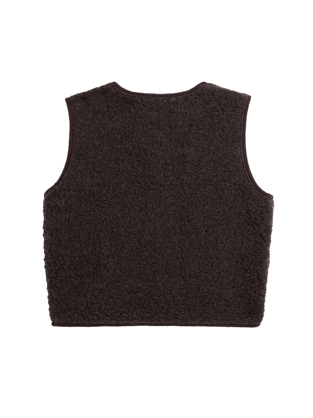 Kamizelka Merino CHOCOLATE BROWN