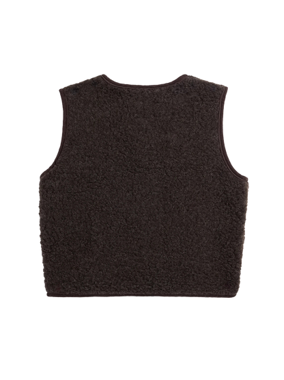 Kamizelka Merino CHOCOLATE BROWN