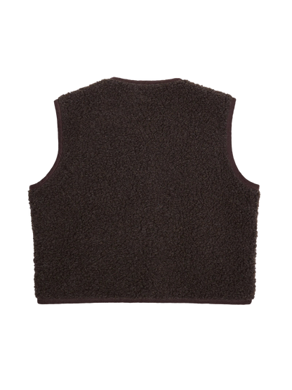 Kamizelka Merino Adult CHOCOLATE BROWN