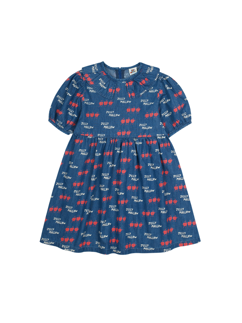 Dancing Apple Denim Dress